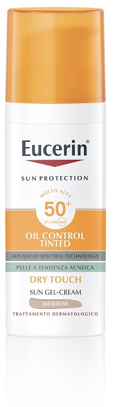 Eucerin Sun Oil Control Tinted Fotoprotettore Viso Colorato 50 ml